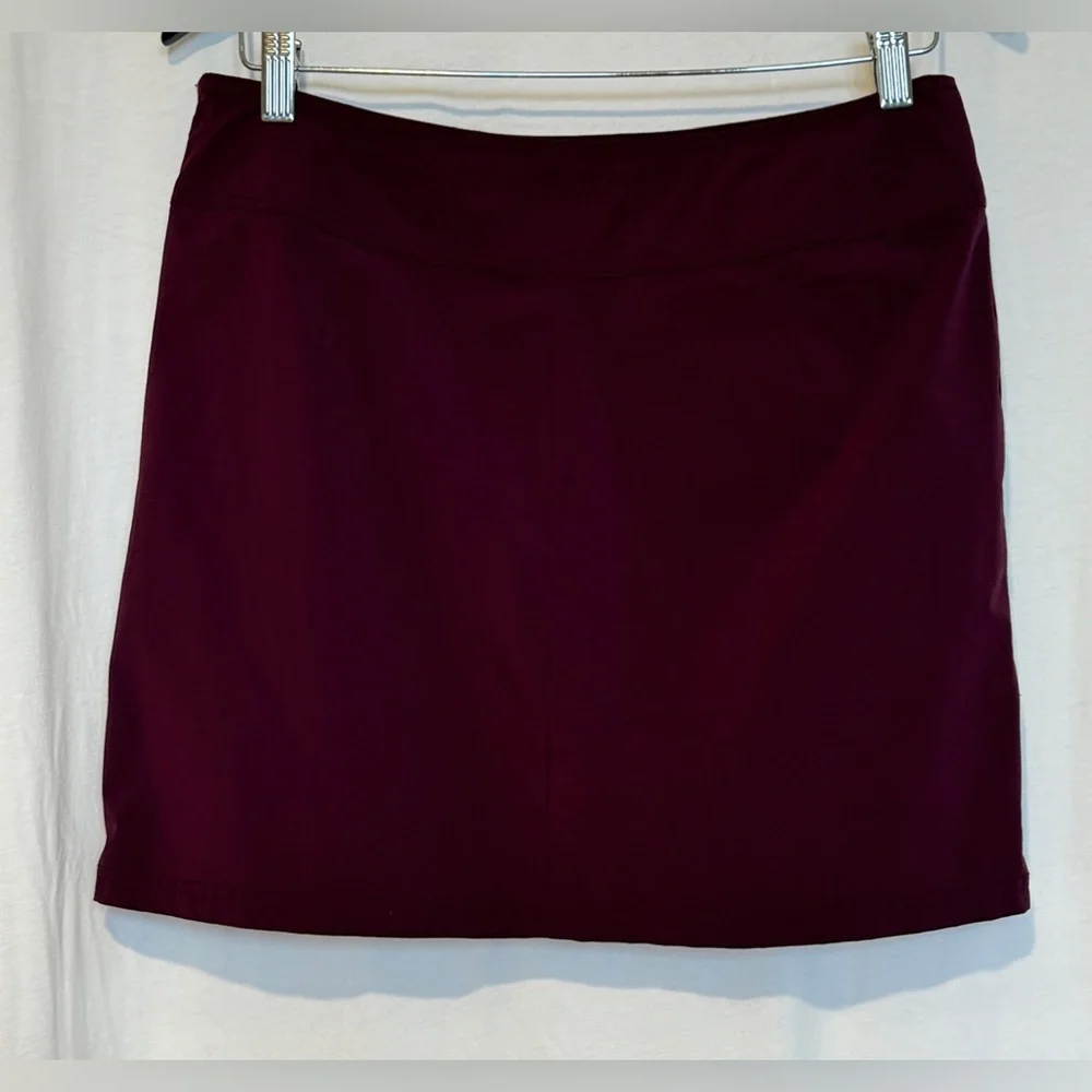 Green Tea Skort - Tennis - Burgundy - Large - Picture 2 of 8